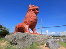 残波岬公園内の残波大獅子(お車で6分)