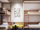 プリビレッジバンク【禁煙】30.6平米/ベッドサイズ 110cm2段ベッド×2/客室定員1-4名