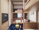 プリビレッジバンク【禁煙】30.6平米/ベッドサイズ 110cm2段ベッド×2/客室定員1-4名