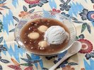 「オリジナルスイーツA 」沖縄ぜんざいにアイスをトッピングなんてのもいかが?