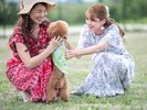 朝食も夕食も愛犬と一緒!旅先でほぼ一緒に我が子と過ごせるって貴重ですよね。