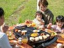 朝ごはん風景(ファミリー)。小さなお子様でも美味しくいただける朝食メニューです。