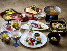ヴィーガン会席:100%植物性食材を使用した、心と体に優しい会席料理。