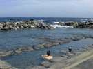 水無海浜温泉の入浴風景