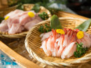 【朝食】お刺身コーナー・海老