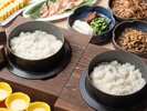 【朝食】秋田名産「あきたこまち」or 東北の銘柄米の食べ比べ
