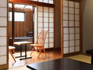 温泉半露天風呂付き和室10畳◆プライベート空間で温泉をお楽しみいただけます