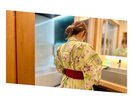 広いお風呂と洗面台