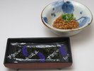 朝食例:納豆、海苔