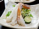 【夕食:冬の贅沢 蟹尽くしプラン】甘味とろける蟹刺し