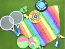 レンタル遊び道具目の前の金沢城公園で遊べます
