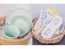 お子様用の食器、スリッパ等アメニティ有。フロントにてお申し付けください。