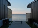 夕暮れの館内