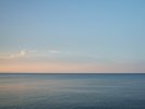 夕暮れの海と空