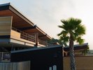 夕暮れの館内