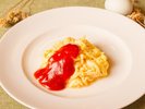 一玉300円!ブランド卵のスクランブルエッグ