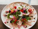 【九州春香食材のイタリアン】桜鯛のカルパッチョ