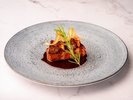 特選黒毛和牛のロースステーキ 石川県産椎茸のロースト 加賀みそと赤ワインソース※追加料金4,800円