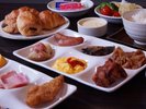 ご朝食盛り付け例