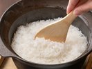 朝食/炊き立てのご飯