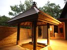 屋根付きの露天風呂は1室のみ