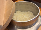 【朝食バイキング 上市産コシヒカリ 剱米(つるぎまい)】釜炊きの銀シャリです