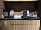 ロビーでのコーヒーサービス