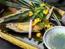 *会席一例/清流の里ならではの自然の恵み