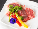 *会席一例/群馬ブランドの赤城牛を和食にアレンジ