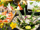 *会席一例/清らかな水で育った川魚を堪能