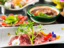 *会席一例/群馬ブランドの赤城牛を和食にアレンジ