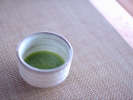 【ご朝食】抹茶で気持ちよく身体が目覚めてさせるのもおすすめ