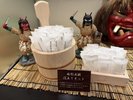 1階ロビーの入浴剤コーナーには、固形石鹸と泡立てネットもございます。ぜひご利用くださいませ。