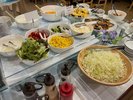 地元産「新鮮野菜」もふんだんに!