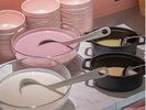 【朝食・ヨーグルト】プレーンとアサイーの2種類ご用意