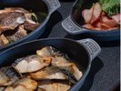 【朝食ブッフェ】魚やベーコンもご用意