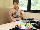 【レストラン】わんちゃんとお食事時間もずっと一緒