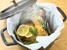 【ご夕食】国産鶏ウイングスティック香草焼き<秋冬限定>(一例)