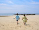 【湯野浜海岸】当館から砂浜まで徒歩1分!夏の家族旅行に最適!