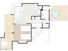プレミアムスイート(4名)・間取り図例