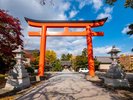 ☆湯倉神社【湯の川温泉発祥の地】〜徒歩約7分。【なでうさぎ・イカすおみくじ・茅の輪くぐり・風鈴】