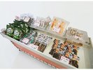 お土産に最適!フロント前のワゴンで販売中〜山丁食品さんの絶品函館お土産。