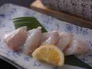 フルコースの中でも「焼ふぐ」は人気です。