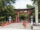大鳥居の修繕を終えたばかりの氣比神宮は北陸道総鎮守