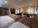 【C】3人旅におすすめ!かけ流し温泉付小上がりベッド+リビング一間
