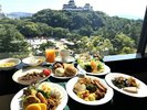 和歌山城が臨める9Fの朝食会場