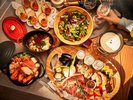 杜の都の豊かな山の幸、海の幸どちらも楽しめるディナー(プレミアムBBQディナー一例)