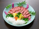 別注料理:おおいた和牛のたたき