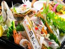 鮮度が息づく、関アジの姿造り
