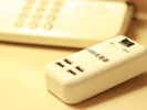 USB充電器を全室完備